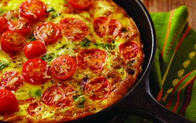 Tomato and Spinach Frittata